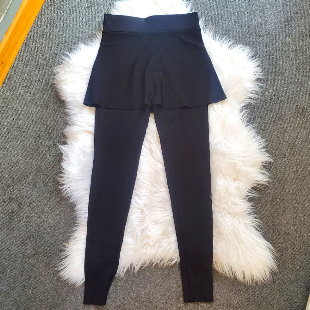 Zara Knit Skort/ Skirt Legging, Size Small